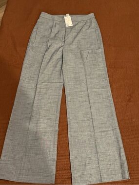 NWT H&M Women Gray Trouser Pants Size 12